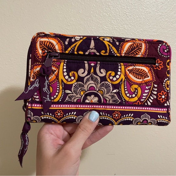 Vera Bradley Safari Sunset Zip Around Wallet - Picture 3 of 4